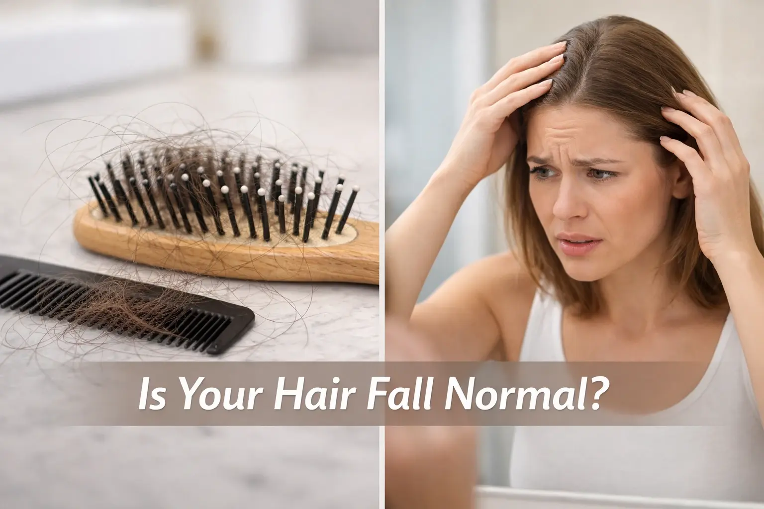 what is normal hair fall per day