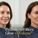 Difference between Profhilo and dermal fillers for skin hydration and facial contouring